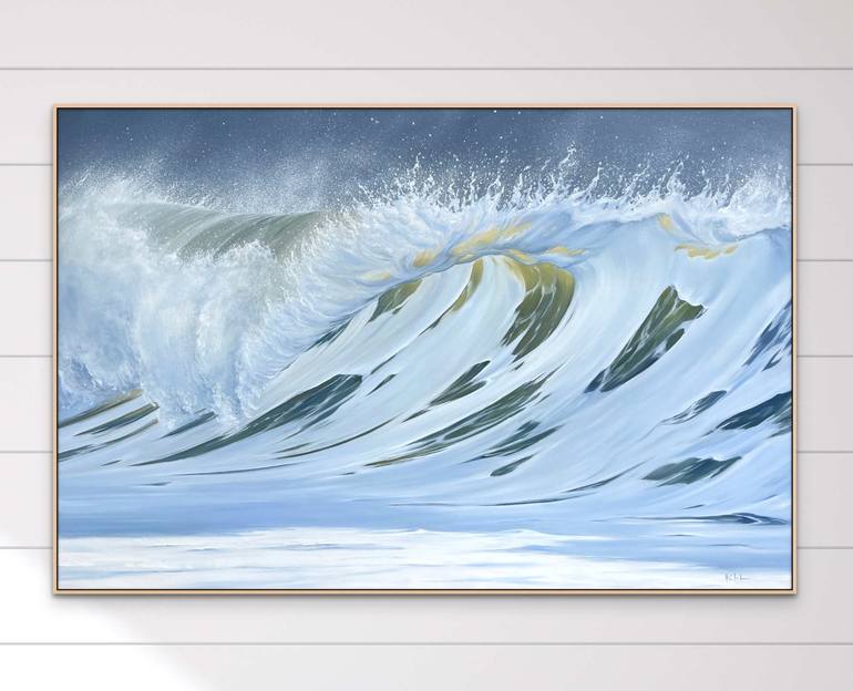 Original Contemporary Seascape Painting by Julie Kluh