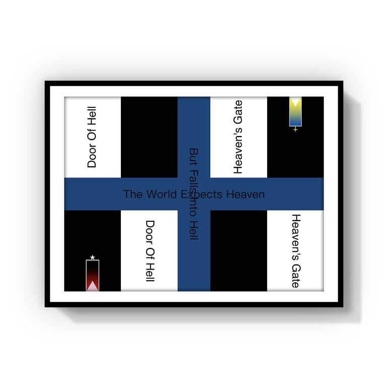 Original Art Nouveau Abstract Printmaking by Andy Edward Zhao