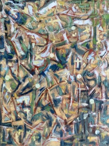 Original Abstract Expressionism Religion Paintings by Andy Edward Zhao