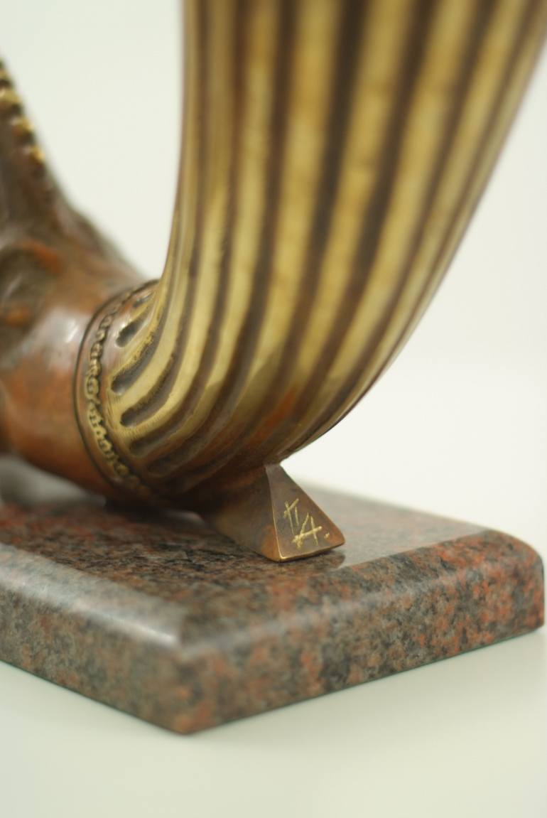 Original Folk Animal Sculpture by Petar Alexandrov