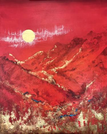 Original Abstract Landscape Paintings by Helen Pittick