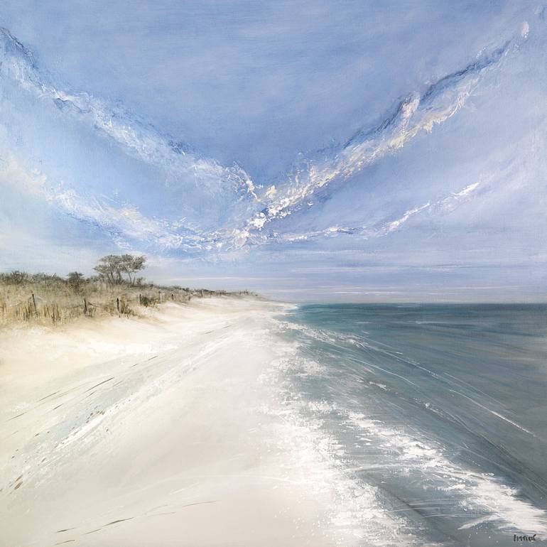 Original Contemporary Beach Paintings by Helen Pittick