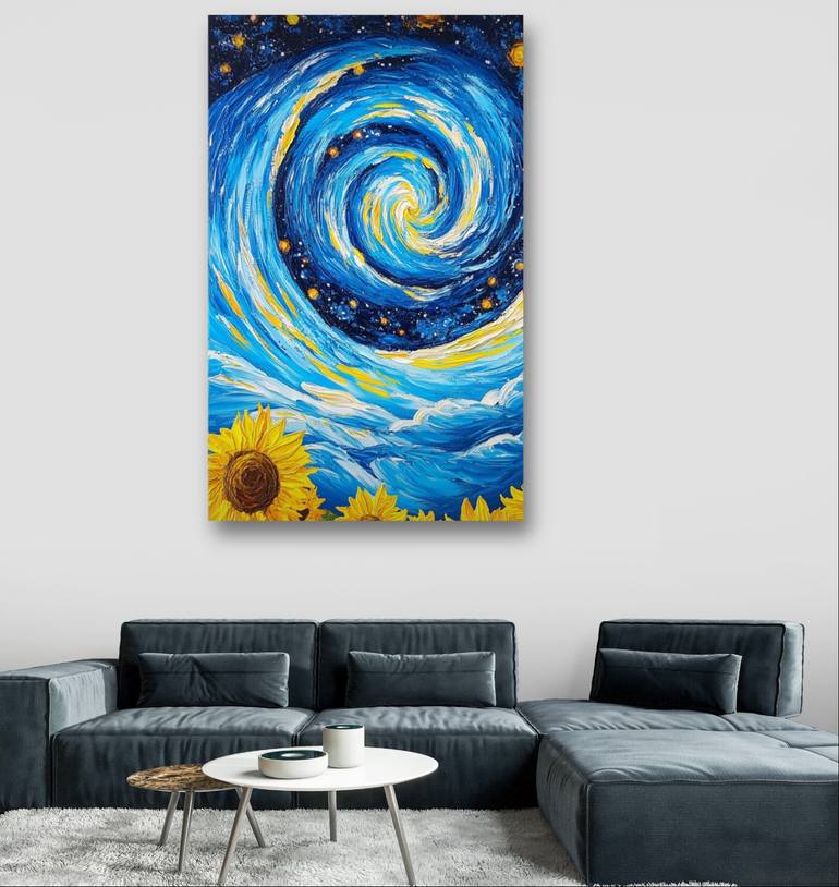 Original Abstract Nature Painting by Durre Shahwar