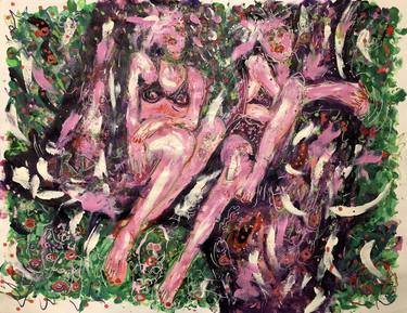 Original Expressionism Women Paintings by Romano Valsky