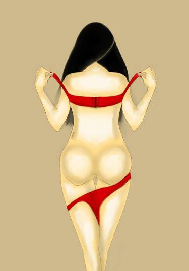 Original Figurative Erotic Digital by Sitanshu Kumar