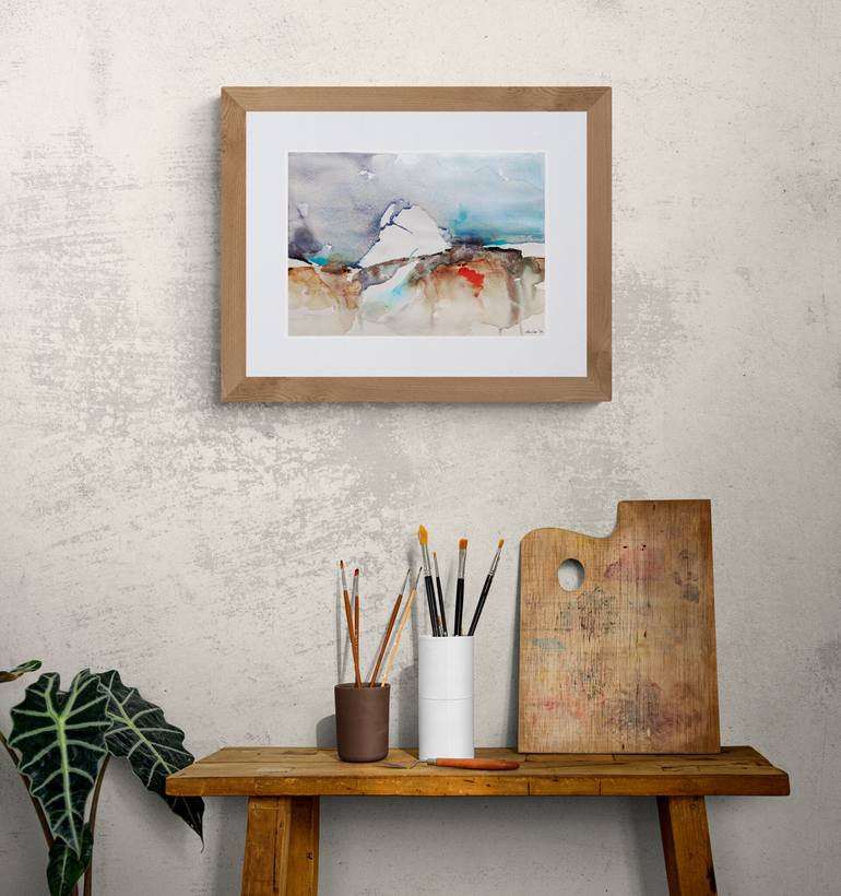 Original Abstract Landscape Painting by Alessia Mencarelli