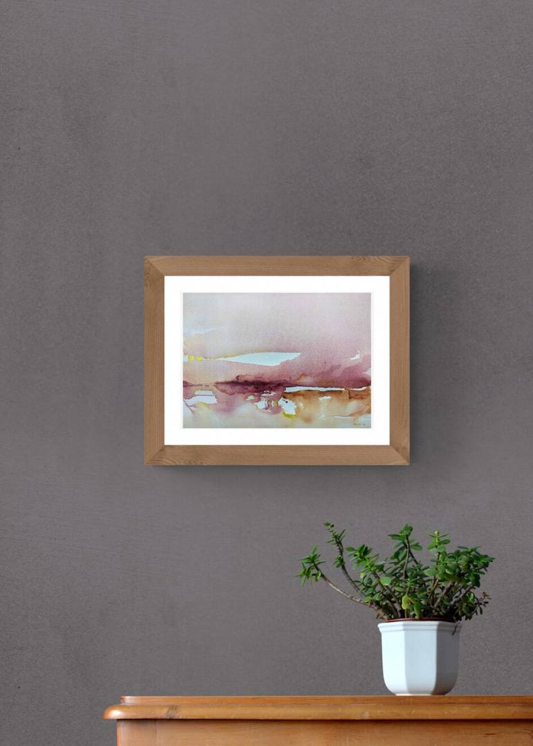 Original Abstract Landscape Painting by Alessia Mencarelli