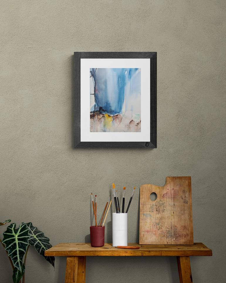 Original Abstract Landscape Painting by Alessia Mencarelli