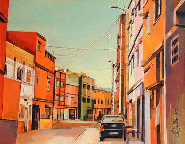 Print of Car Paintings by Liena Subatina-Brazevica