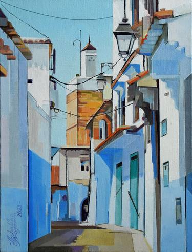 Print of Architecture Paintings by Liena Subatina-Brazevica