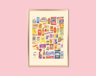 Original Illustration Food Drawing by Amy Blue