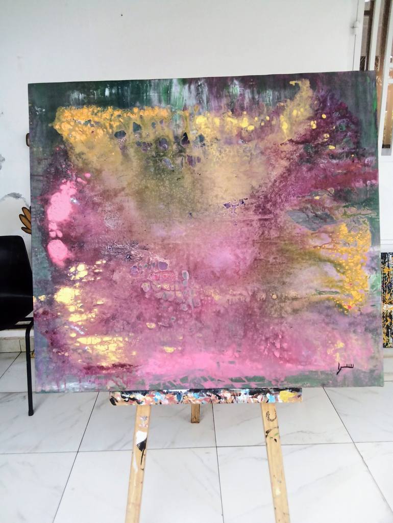 Original Contemporary Abstract Painting by AMIN HICHAM