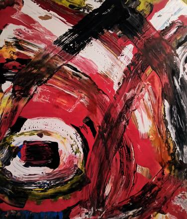 Original Abstract Paintings by AMIN HICHAM