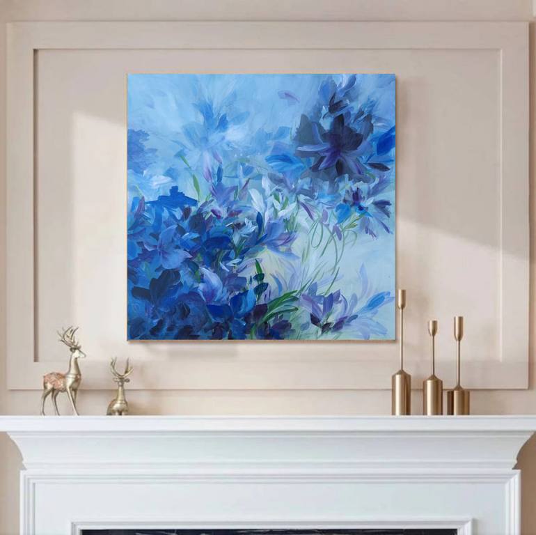 Original Abstract Floral Painting by Angelina ERMAKOVA