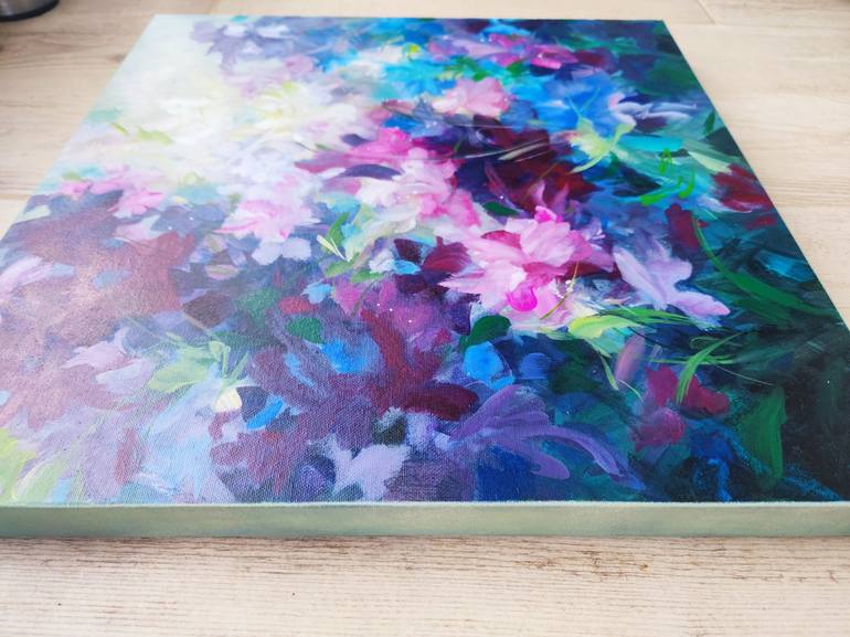 Original Abstract Floral Painting by Angelina ERMAKOVA