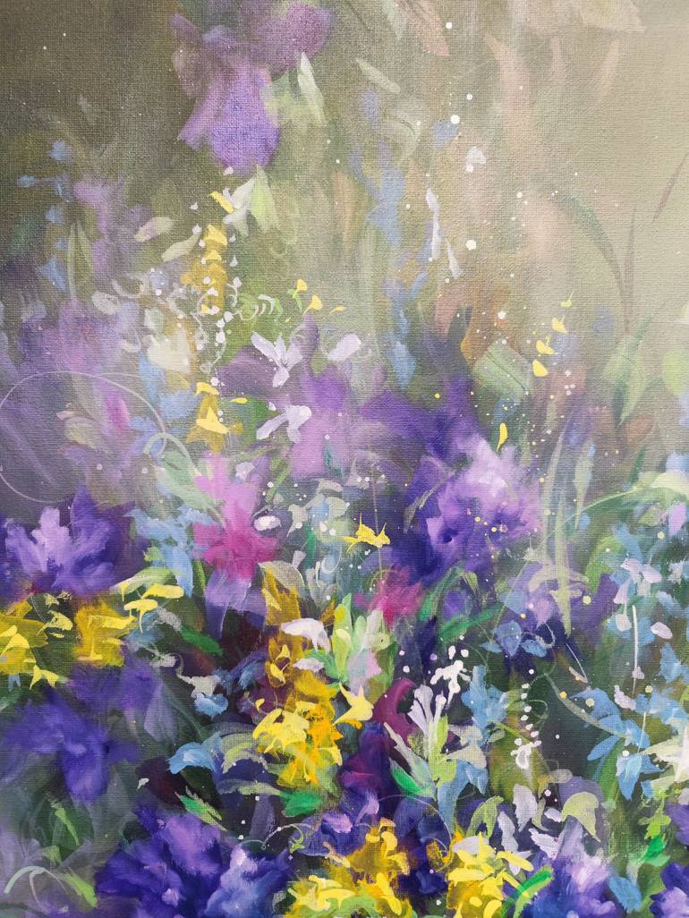 Original Contemporary Floral Painting by Angelina ERMAKOVA