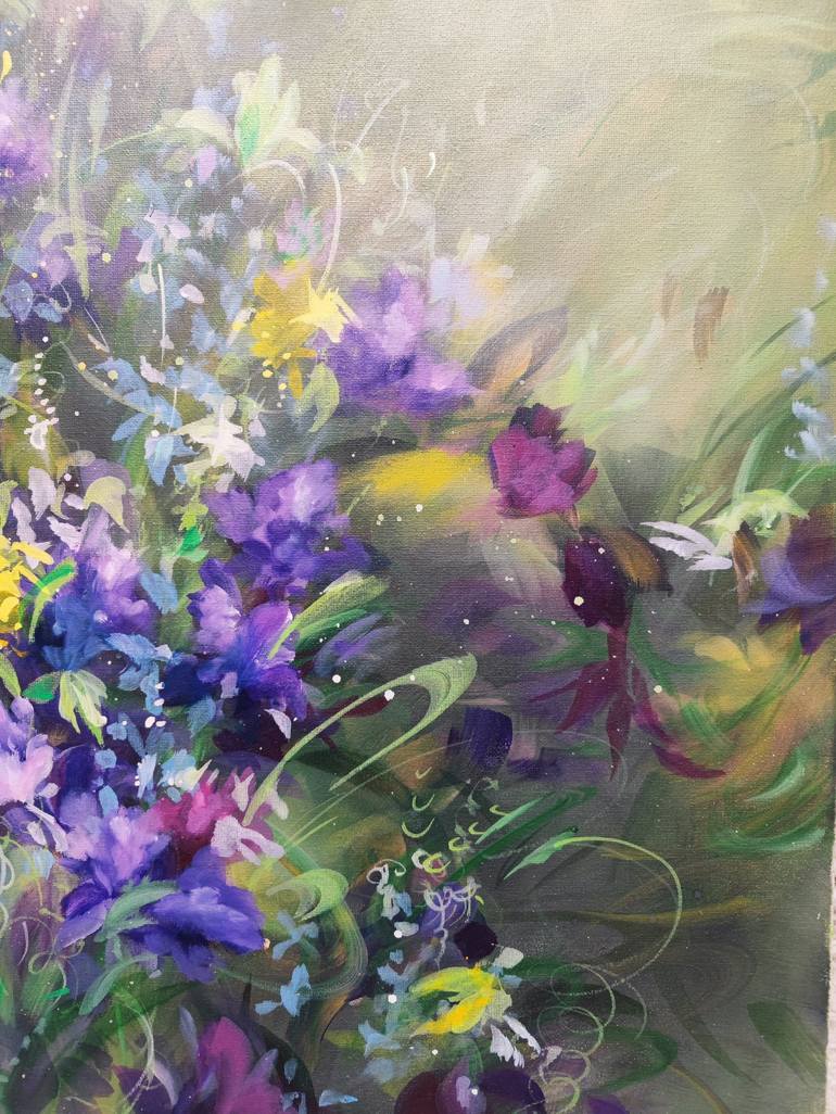 Original Contemporary Floral Painting by Angelina ERMAKOVA
