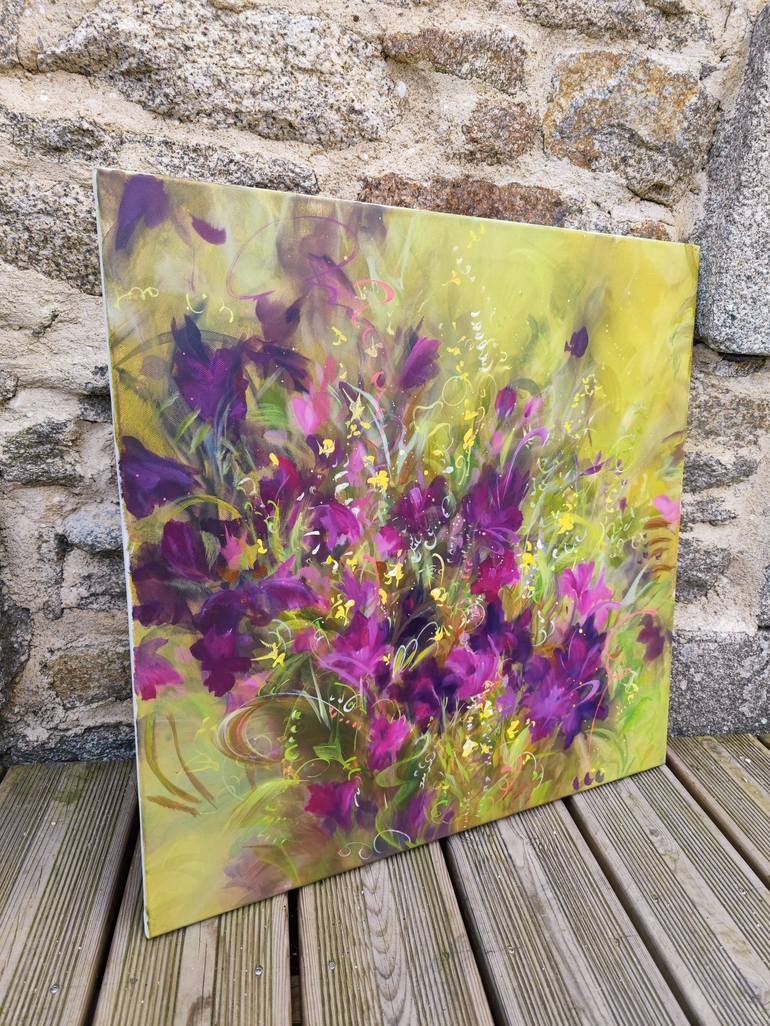 Original Contemporary Floral Painting by Angelina ERMAKOVA