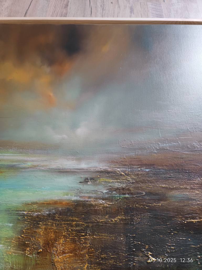 Original Impressionism Abstract Painting by Angelina Ermakova