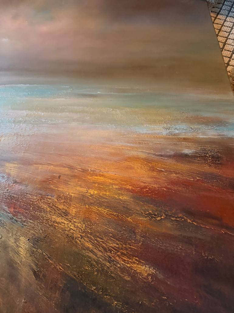 Original Abstract Seascape Painting by Angelina Ermakova