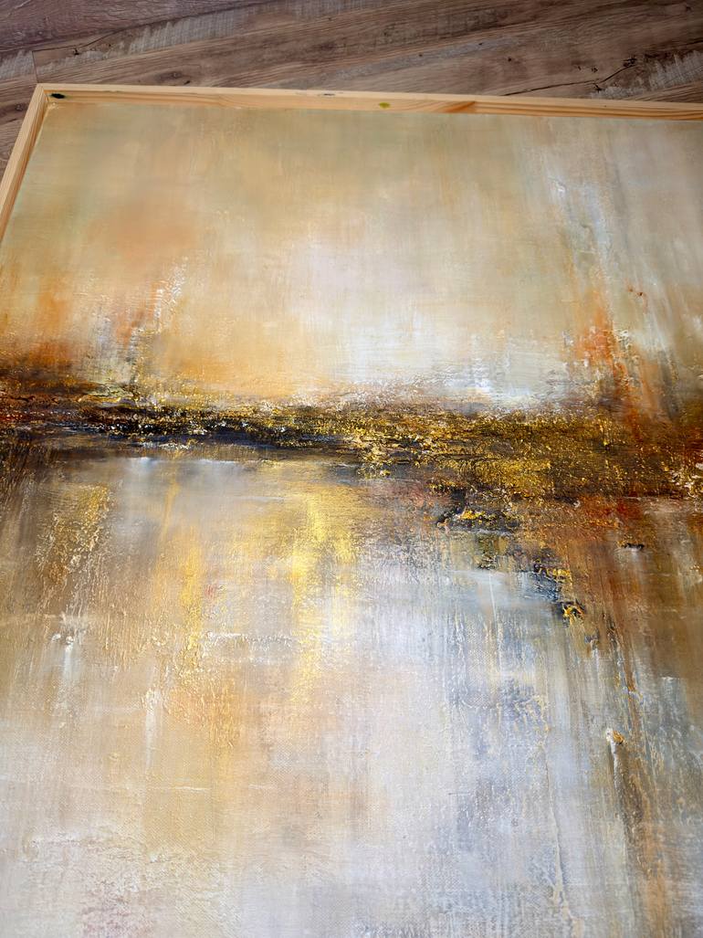 Original Abstract Seascape Painting by Angelina Ermakova