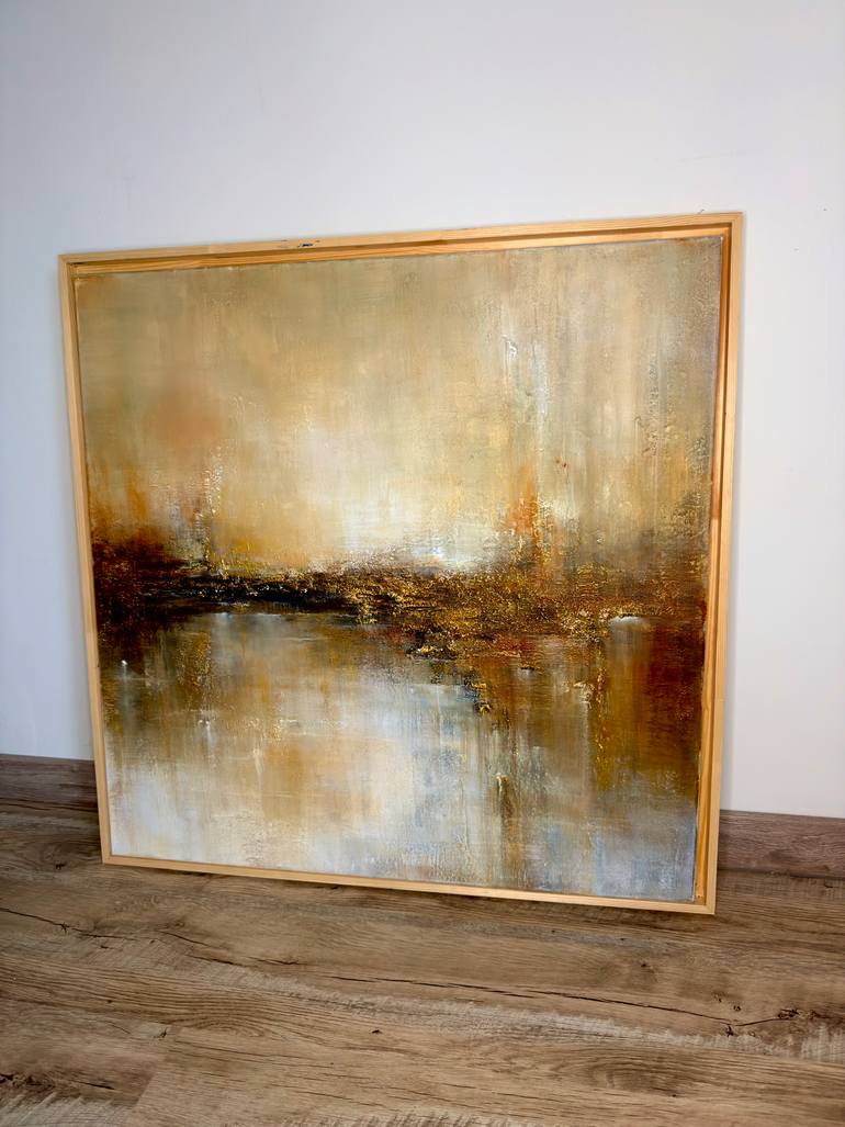 Original Abstract Seascape Painting by Angelina Ermakova