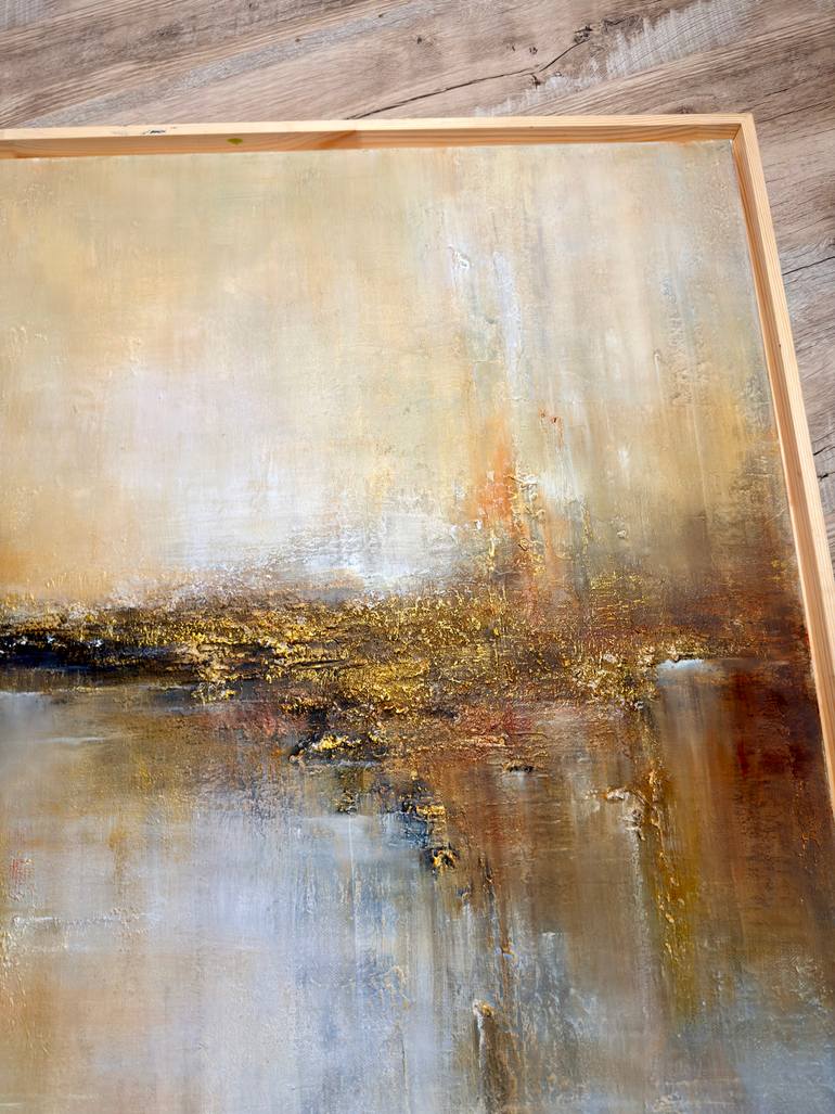 Original Abstract Seascape Painting by Angelina Ermakova