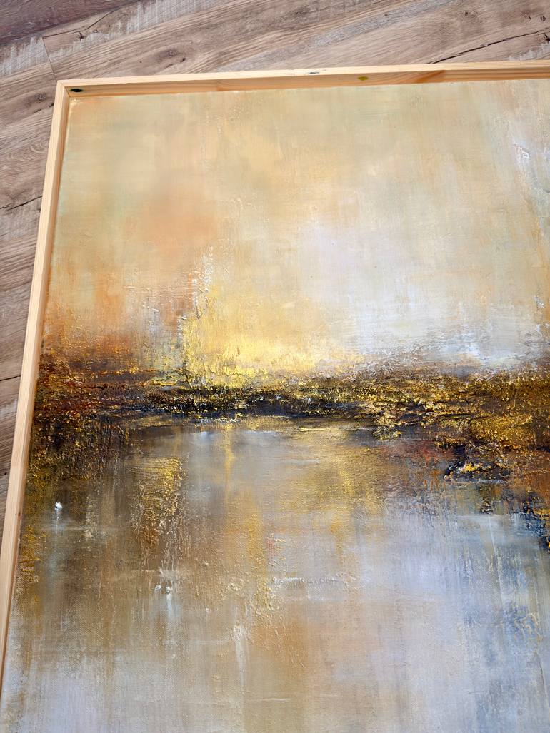 Original Abstract Seascape Painting by Angelina Ermakova