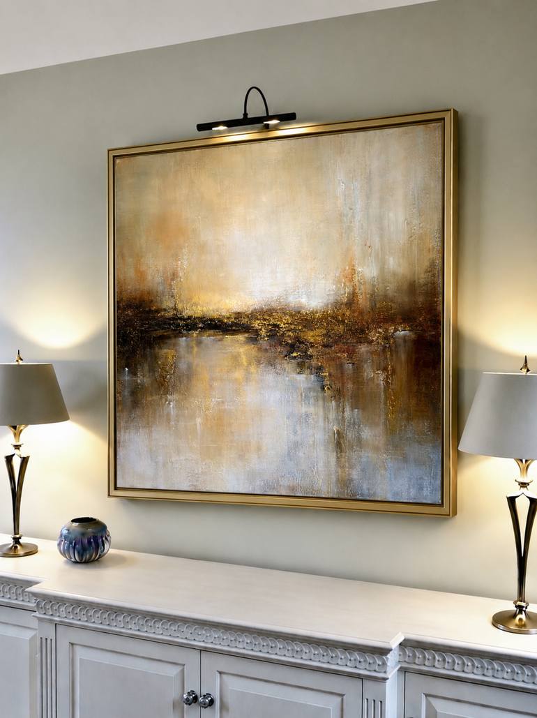 Original Abstract Seascape Painting by Angelina Ermakova