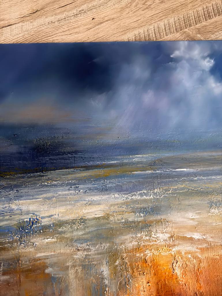 Original Abstract Landscape Painting by Angelina Ermakova