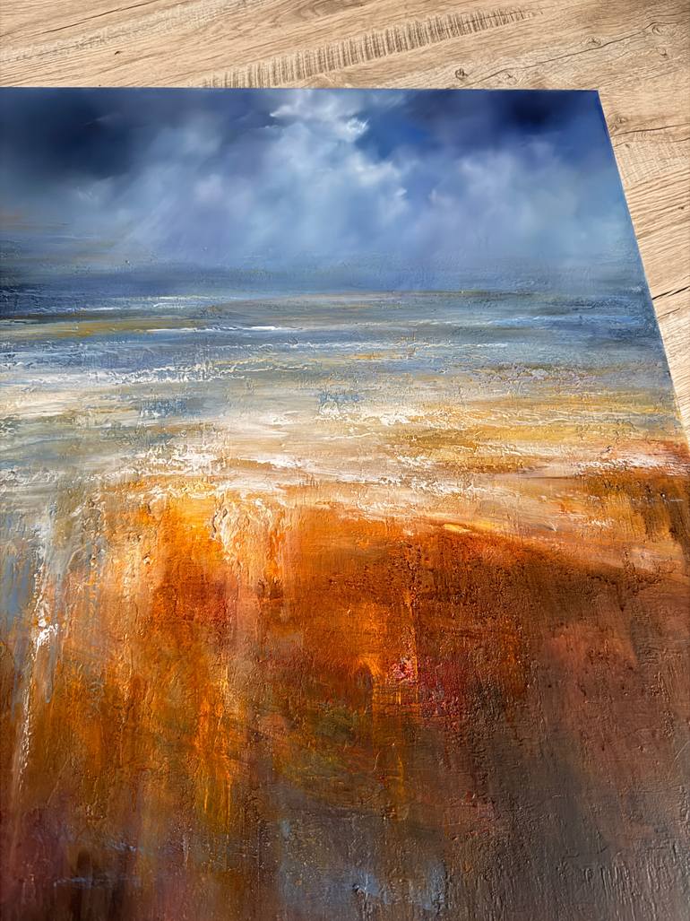 Original Abstract Landscape Painting by Angelina Ermakova