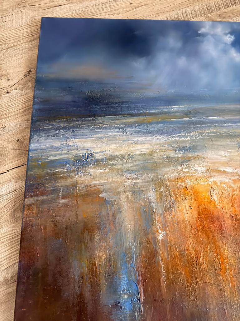 Original Abstract Landscape Painting by Angelina Ermakova