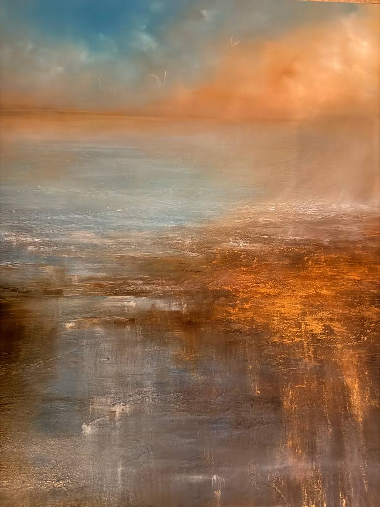 Original Abstract Landscape Painting by Angelina Ermakova