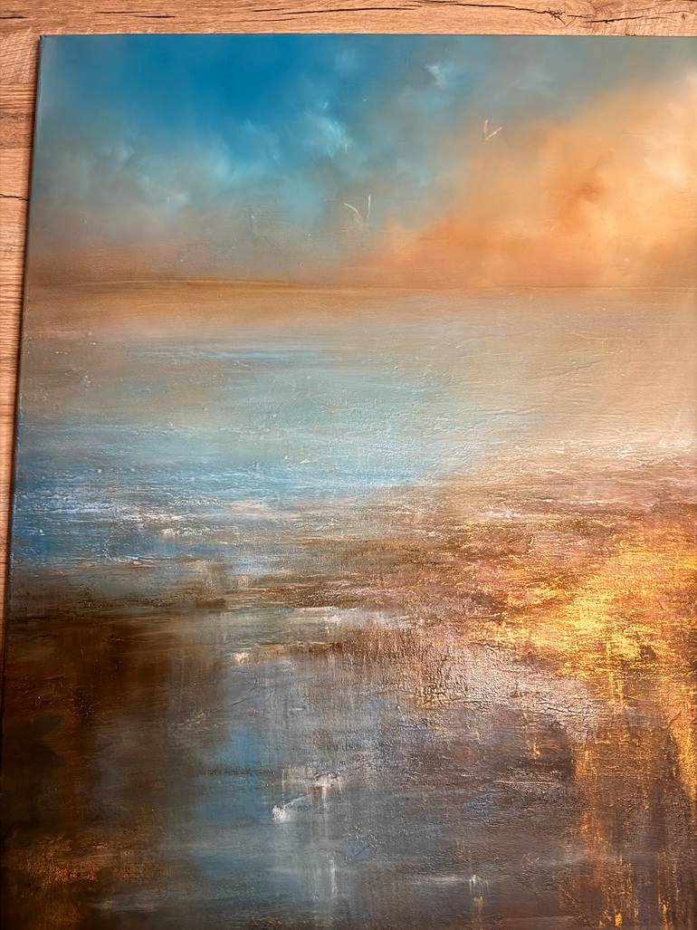 Original Abstract Landscape Painting by Angelina Ermakova