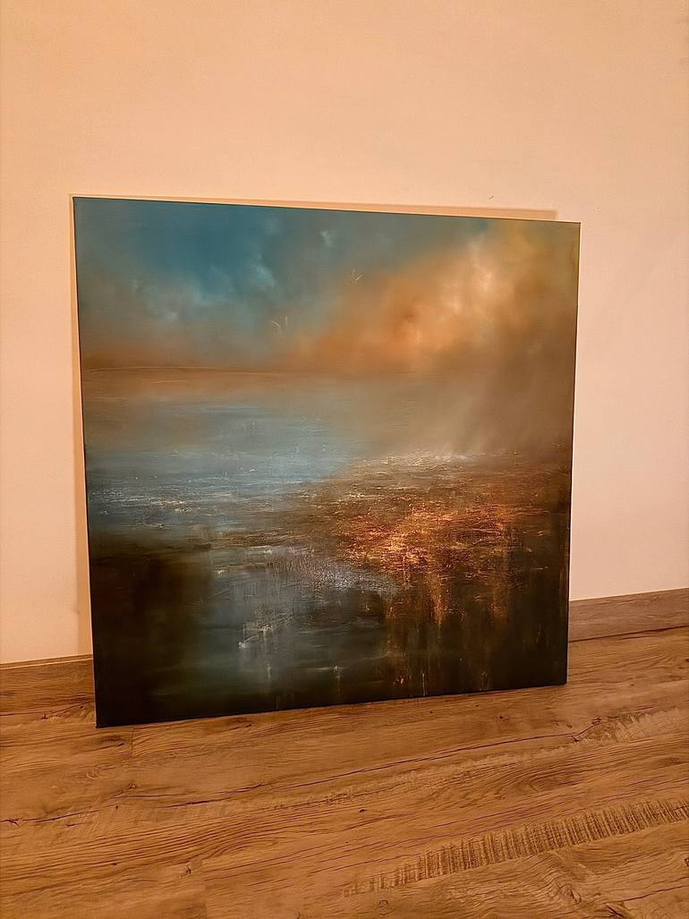 Original Abstract Landscape Painting by Angelina Ermakova