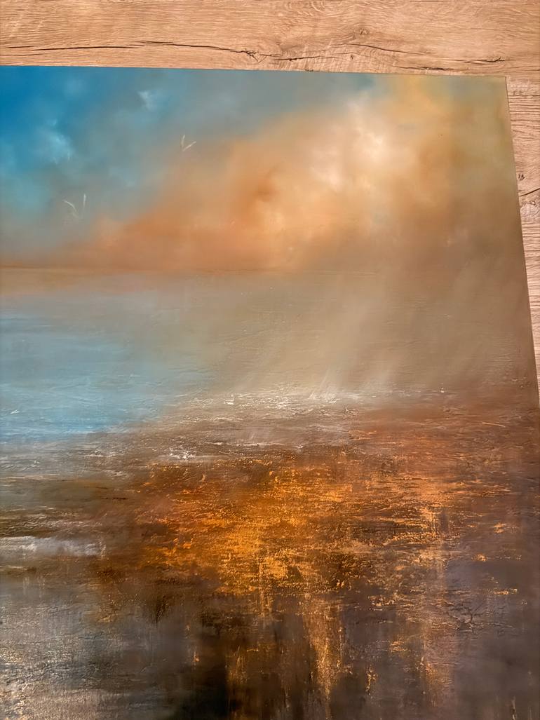 Original Abstract Landscape Painting by Angelina Ermakova
