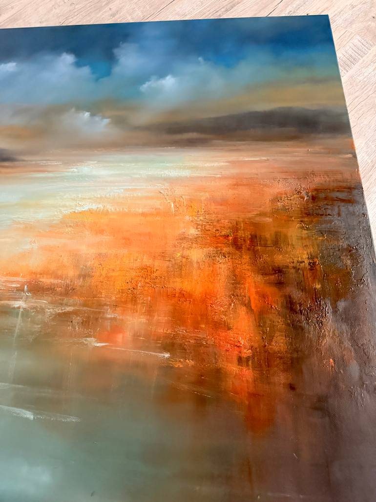 Original Abstract Landscape Painting by Angelina Ermakova