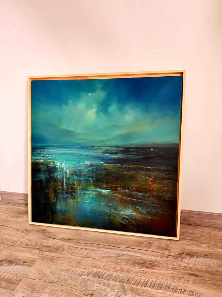 Original Impressionism Abstract Painting by Angelina Ermakova