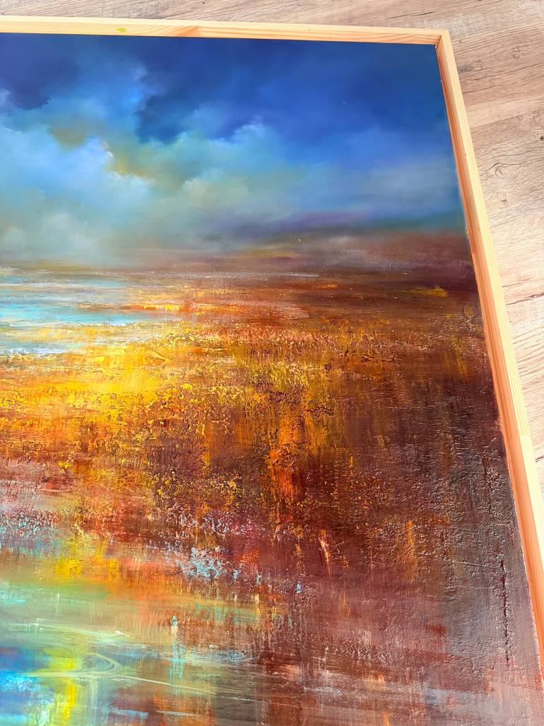 Original Abstract Landscape Painting by Angelina Ermakova