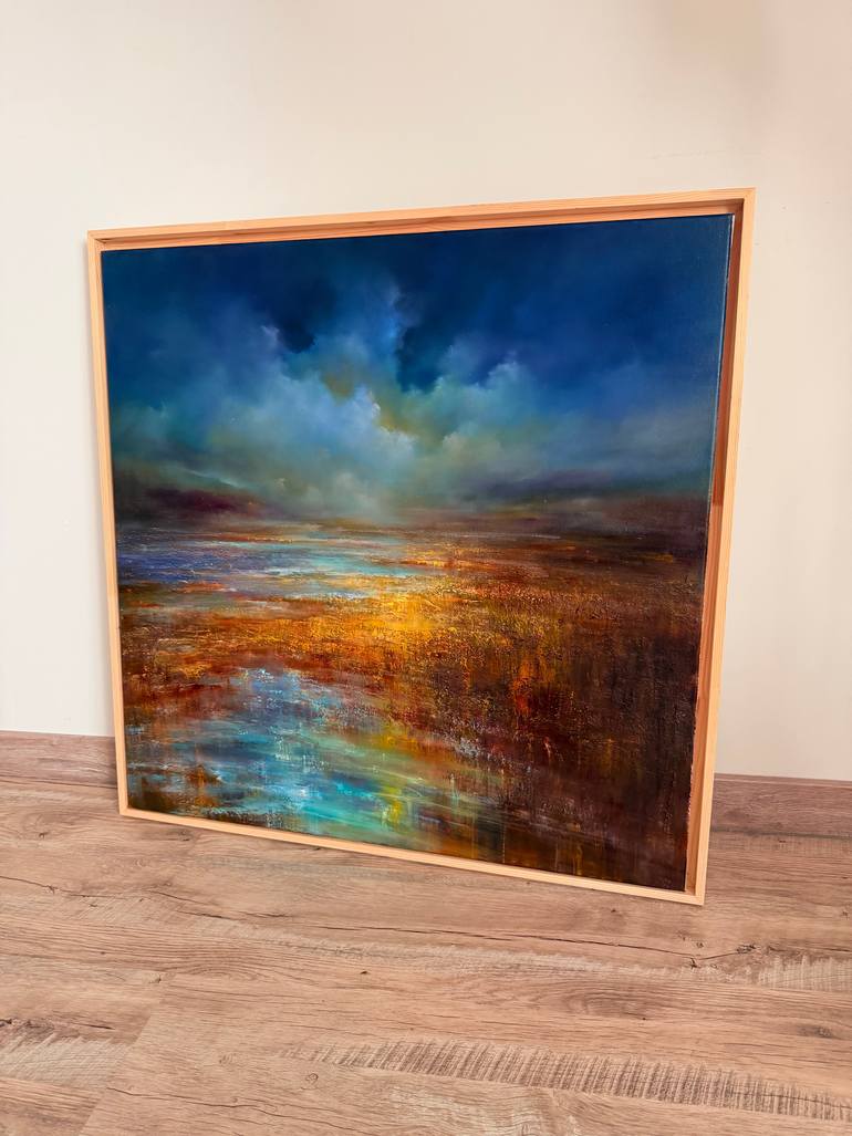 Original Abstract Landscape Painting by Angelina Ermakova