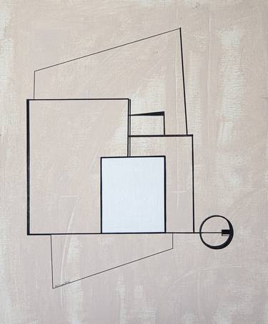 Original Conceptual Abstract Paintings by Philippe Alliel