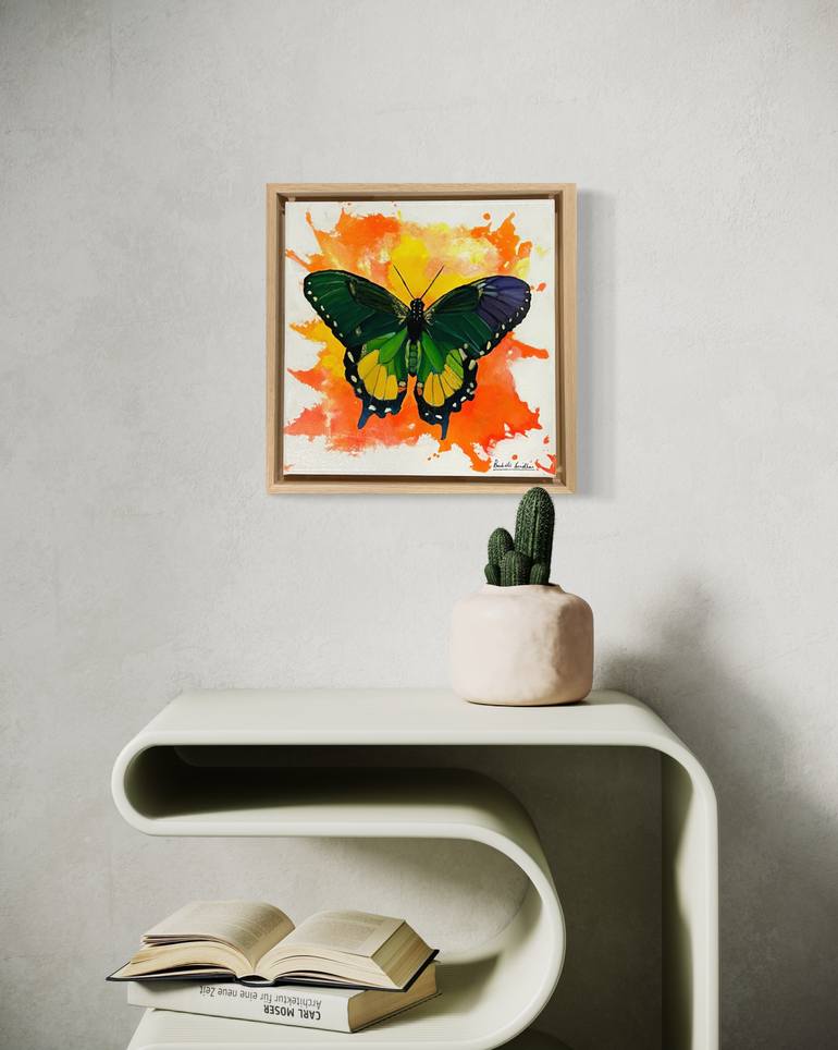 Original Abstract Animal Painting by Babita Sridhar