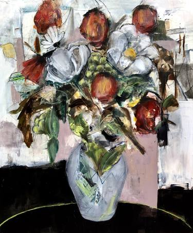 Original Abstract Expressionism Floral Paintings by Jay Taylor