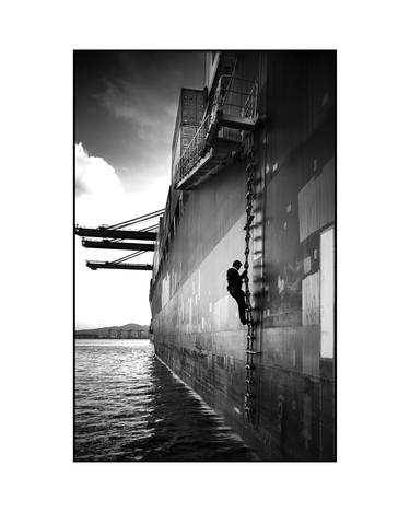 Print of Ship Photography by Xabier Mikel Laburu