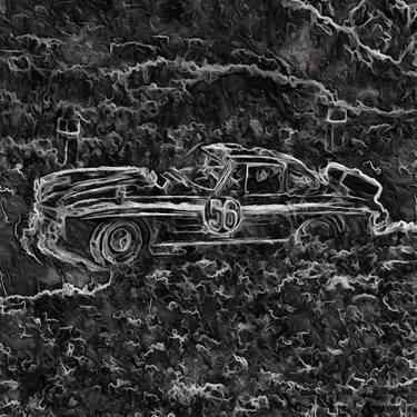 Original Abstract Automobile Paintings by The Supercar Artist