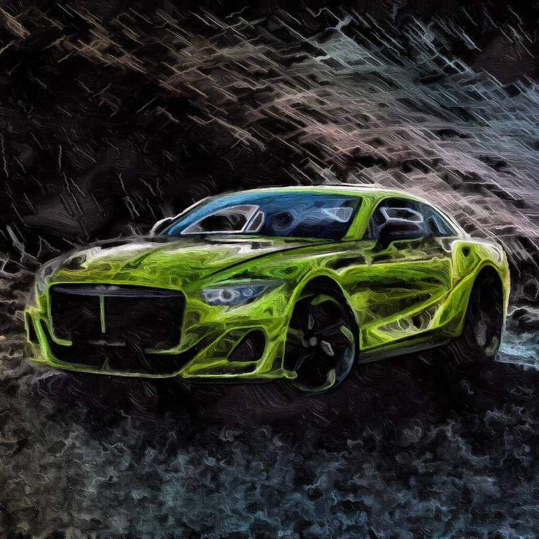 Print of Abstract Automobile Paintings by The Supercar Artist