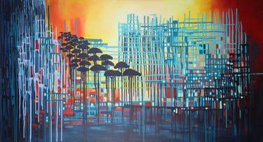 Original Contemporary Architecture Paintings by Nada Samaha