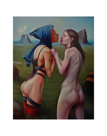 Print of Surrealism Nude Paintings by DALIMA ART