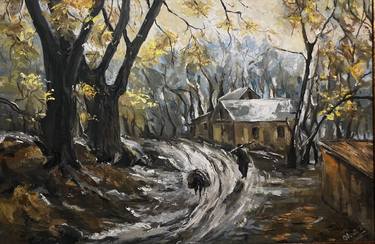 Print of Expressionism Rural life Paintings by Shakhrizoda Beknazarova