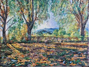 Original Impressionism Landscape Paintings by Jiang Liu